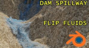 Dam Spillway Flip Fluids – Blender