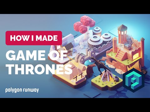 Game of Thrones World in Blender 3.2 – 3D Modeling Process | Polygon Runway