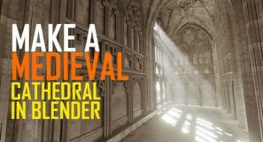 how to make a medieval cathedral interior rendered in eeve