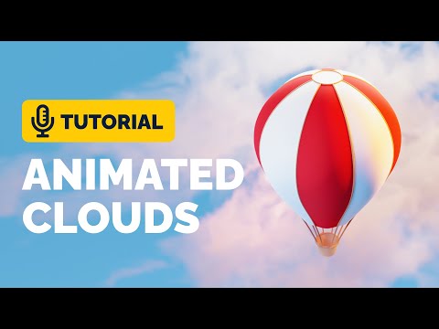 Animated Clouds Tutorial in Blender 3.1 | Polygon Runway