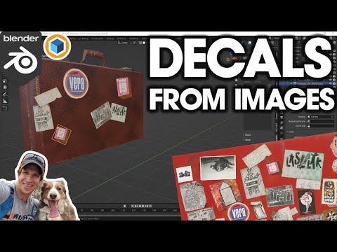 FAST Decals from Images with DECAL MACHINE for Blender!