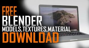 free blender models, materials and textures every week