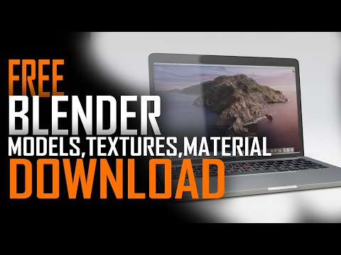free blender models, materials and textures every week