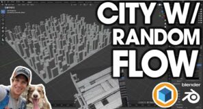 Using RANDOM FLOW to Model a City with Roads!