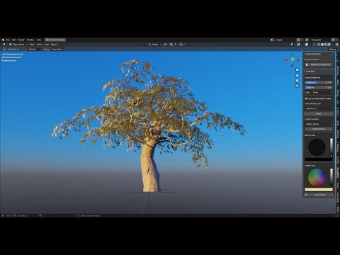 how to model a tree in blender under 5 minutes