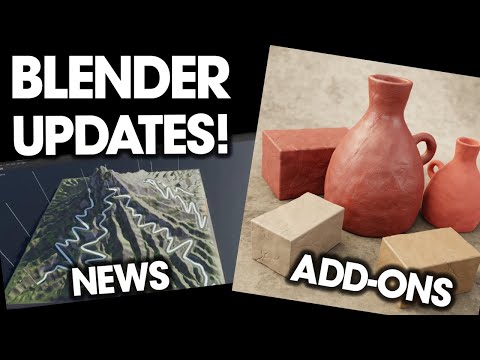 Blender News and Add-On UPDATES #2!