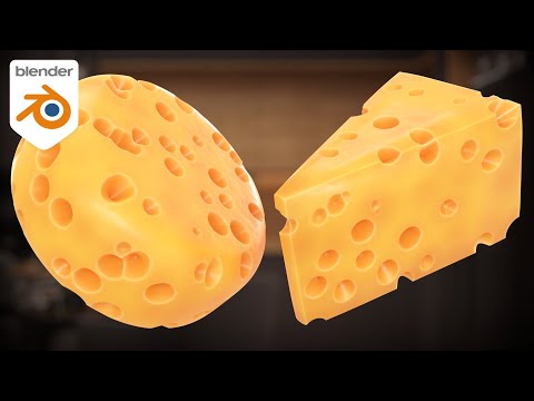 Procedural Cheese Material 🧀 (Blender Tutorial)
