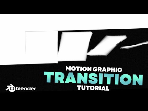 Animated Motion Graphic Flipping Transition – Blender Tutorial