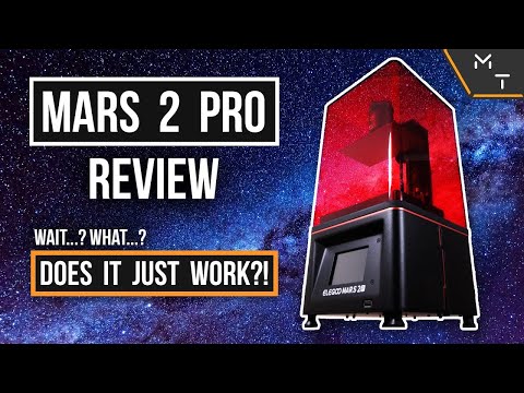 Mars 2 Pro Review | Set up Overview & My First Time Resin Printing Results