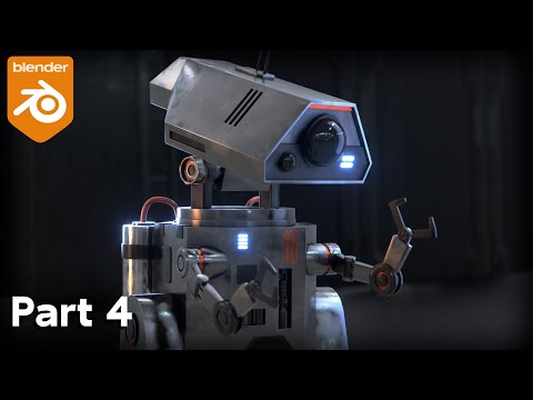 Sci-Fi Worker Robot-Part 4 (Blender Tutorial)