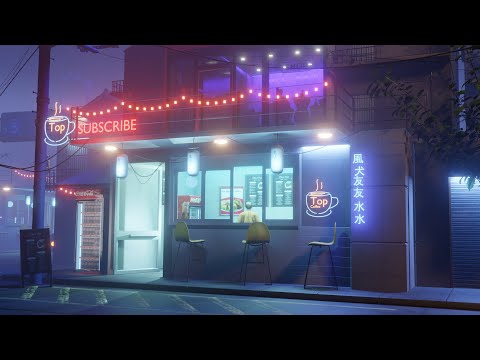 making an anime coffee shop in blender timelapse
