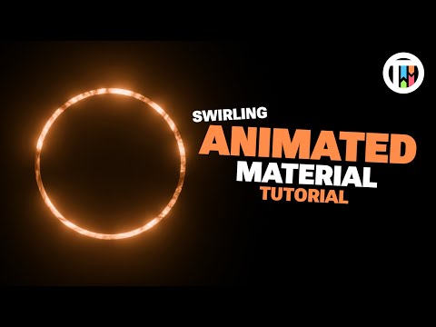 How to Create a Swirling Animated Material – Blender Tutorial