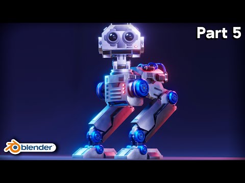 Sci-Fi Mech Robot – Part 5 (Blender Tutorial)