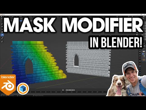 How to Use the MASK MODIFIER in Blender (Beginner Tutorial) – Easy Build and Dissolve Animations!