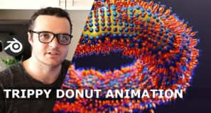 Blender : Trippy Donut Loop | Geo Nodes Tutorial