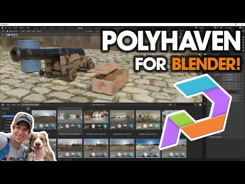The POLYHAVEN Add-On for Blender is HERE!