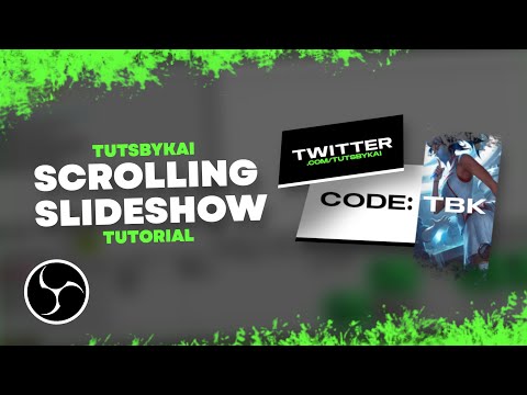 SCROLLING SLIDESHOW OVERLAY – OBS TUTORIAL