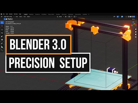 How To Setup Blender 3.0 In Millimetres (mm) Precision Modeling