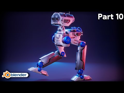 Sci-Fi Mech Robot – Part 10 (Blender Tutorial)