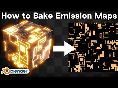 How to Bake Emission Maps (Blender Tutorial)
