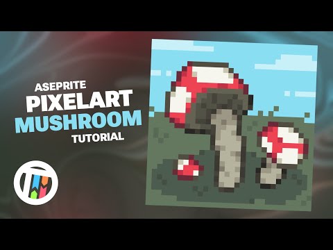Pixel Art Mushroom Tutorial – Aseprite