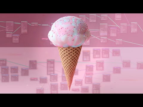 Ice Cream… with GEOMETRY NODES!?