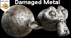 Procedural Damaged Metal (Blender Tutorial)