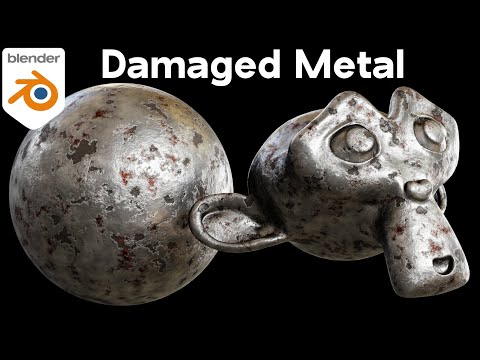 Procedural Damaged Metal (Blender Tutorial)