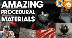 The BEST Procedural Materials Collection for Blender? Trying Sanctus Library!