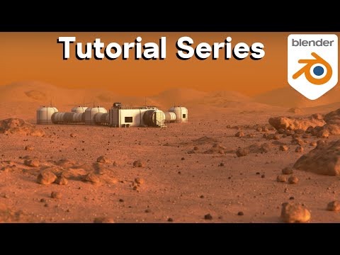 Martian Environment-Course Trailer (Blender Tutorial Series)