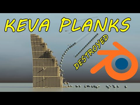 Keva Planks Destroyed