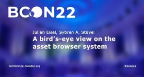 A bird’s-eye view on the asset browser system