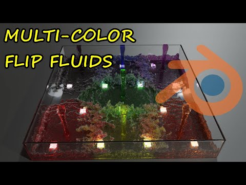 Multi Color Flip Fluids – Blender