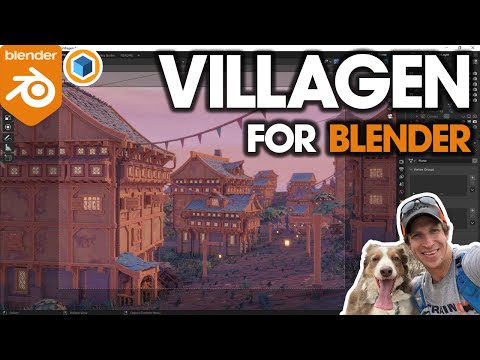 Villagen – Amazing VILLAGE CREATOR for Blender with Geometry Nodes!