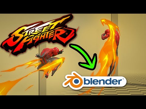 I made a Street Fighter animation in Blender!