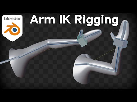 How to Setup Arm IK Rigging (Blender Tutorial)