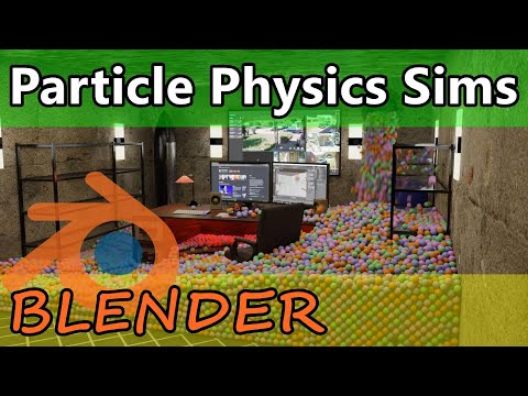 Some Random Particle Sims – Blender