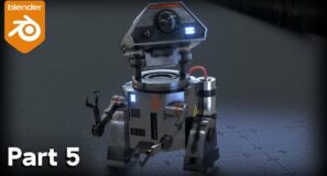 Sci-Fi Worker Robot-Part 5 (Blender Tutorial)