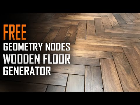 free blender geometry nodes wooden floor generator