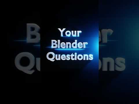 Introducing “Why Blender Why?”  🤔 💡 🤯 #b3d #learnblender