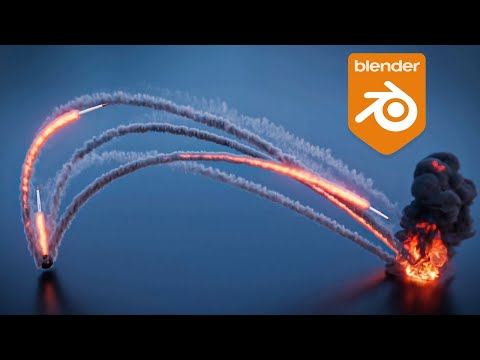 Blender Tutorial – Creating an Exploding Missiles Simulation