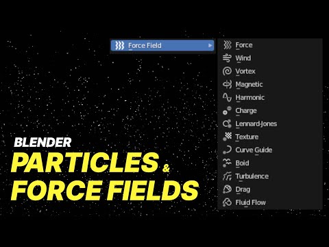 Blender Tutorial – Particles and Force Fields