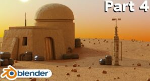 Tatooine Environment-Part 4 (Blender Tutorial)