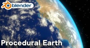 Completely Procedural Earth (Blender Tutorial Trailer)