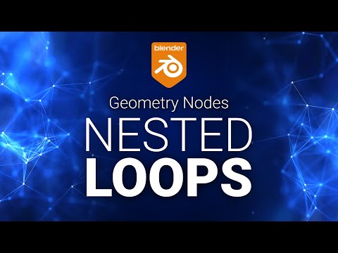 Nested Loops in Geometry Nodes | Blender 3.4