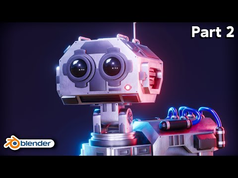 Sci-Fi Mech Robot – Part 2 (Blender Tutorial)