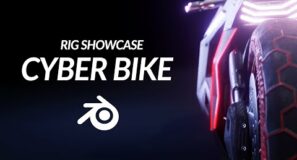 Cyber Bike (Rig Showcase) – Blender Rig
