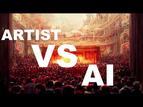 🔴 blender live  – Artist vs Midjourney AI