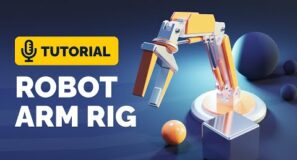 Robotic Arm Rig Tutorial in Blender 3.3 | Polygon Runway