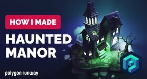 Haunted Manor in Blender 3.3 – 3D Modeling Process | Polygon Runway